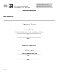 Community Development Corporation Tax Credit Renewal Application - City of Philadelphia, Pennsylvania, Page 5