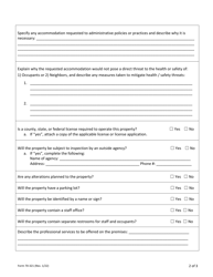 Form 70-321 Reasonable Accommodation Request - City of Philadelphia, Pennsylvania, Page 2