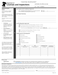 Form P_027_F Application for Zoning/Use Registration Permit - City of Philadelphia, Pennsylvania, Page 2