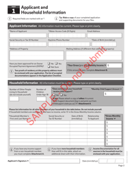Customer Assistance Application - Sample - City of Philadelphia, Pennsylvania, Page 2