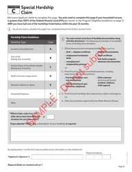 Customer Assistance Application - Sample - City of Philadelphia, Pennsylvania, Page 6