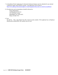 Installation Permit Application for Mechanical Ventilation Systems for Enclosed Parking Garages - City of Philadelphia, Pennsylvania, Page 3