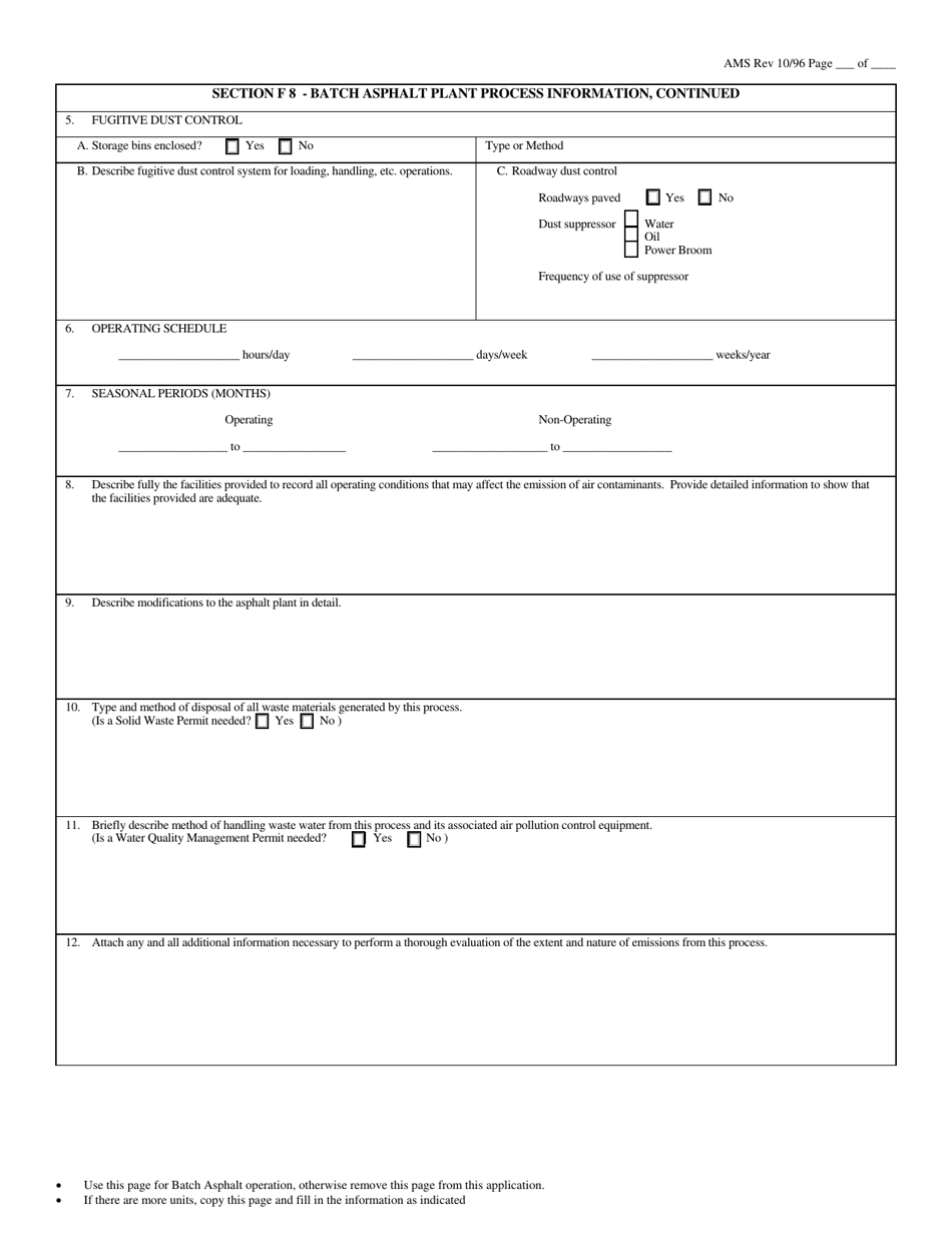 City of Philadelphia, Pennsylvania Application for Plan Approval to