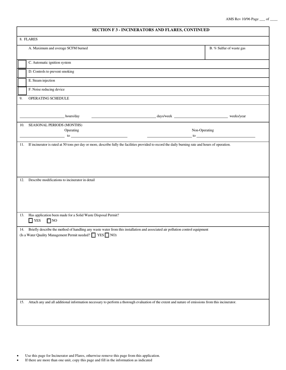 Application for Plan Approval to Construct, Modify or Reactivate an Air Contamination Source and / or Air Cleaning Device - City of Philadelphia, Pennsylvania, Page 7