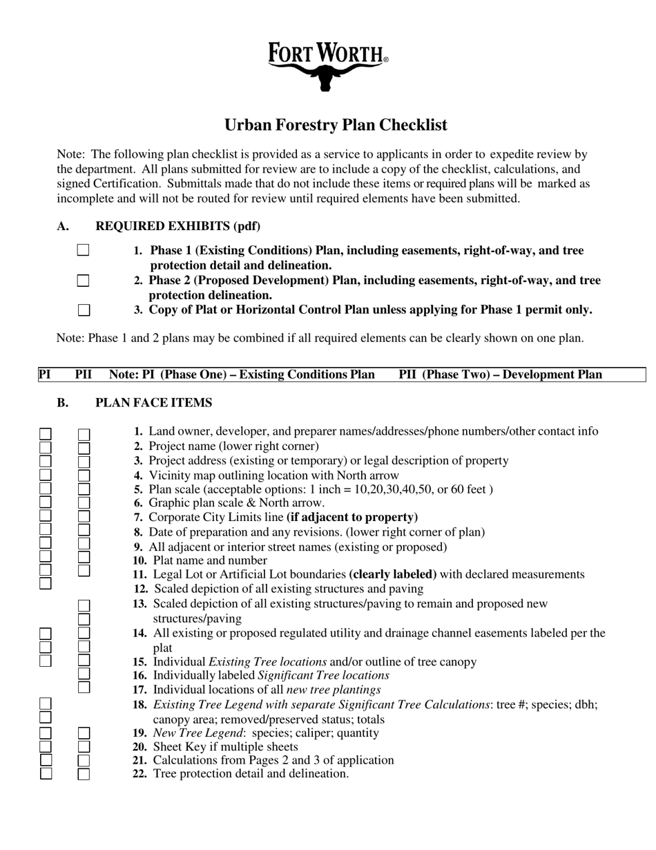 Application for Urban Forestry Permit - City of Fort Worth, Texas, Page 3