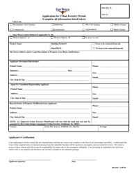 Application for Urban Forestry Permit - City of Fort Worth, Texas, Page 5