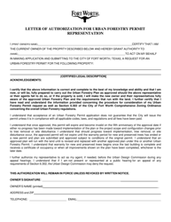 Application for Urban Forestry Permit - City of Fort Worth, Texas, Page 6