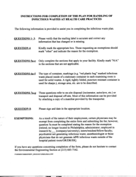 Form 55-A-2528 Plan for Handling of Infectious Wastes at Health Care Practices - City of Philadelphia, Pennsylvania, Page 3