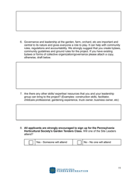 Community Agriculture Project Application - City of Philadelphia, Pennsylvania, Page 11