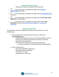Community Agriculture Project Application - City of Philadelphia, Pennsylvania, Page 15