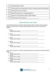 Community Agriculture Project Application - City of Philadelphia, Pennsylvania, Page 3