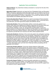 Community Agriculture Project Application - City of Philadelphia, Pennsylvania, Page 4