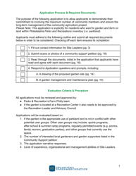 Community Agriculture Project Application - City of Philadelphia, Pennsylvania, Page 7
