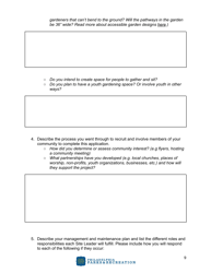 Community Agriculture Project Application - City of Philadelphia, Pennsylvania, Page 9