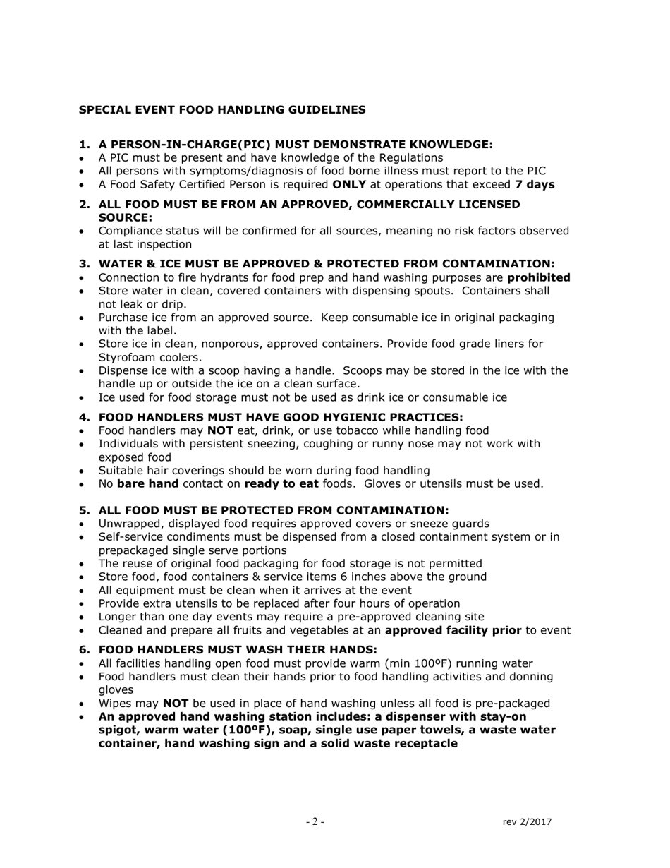 Special Event Sponsor Application (Sesa) - City of Philadelphia, Pennsylvania, Page 2