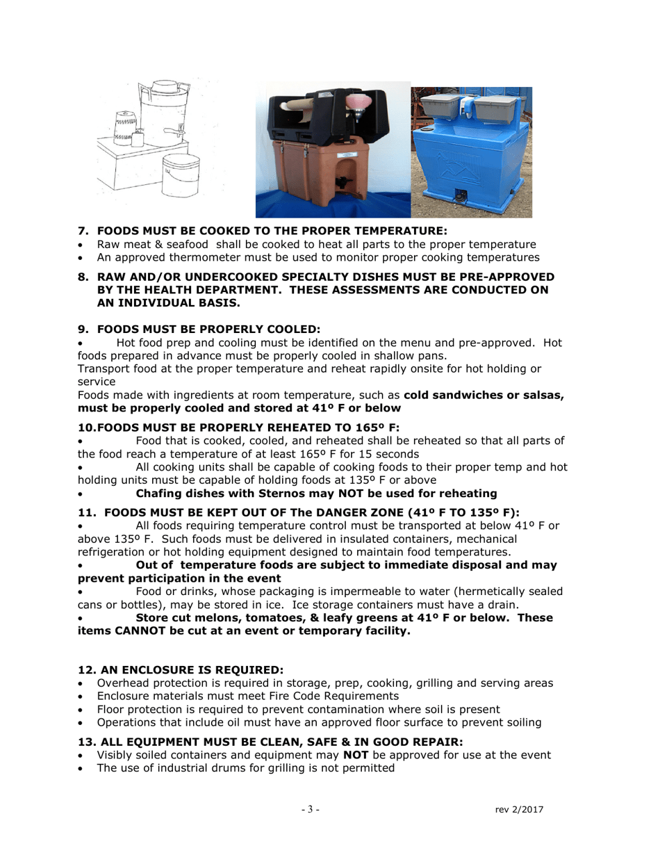 Special Event Sponsor Application (Sesa) - City of Philadelphia, Pennsylvania, Page 3