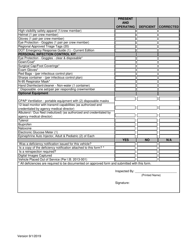 Bls Ambulance Inspection Checklist - City of Philadelphia, Pennsylvania, Page 4