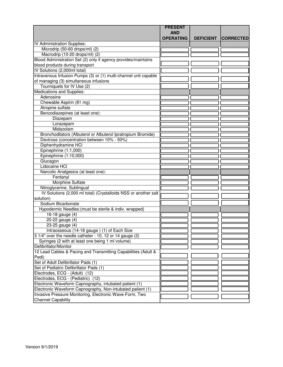 Air (Rotorcraft) Inspection Checklist - City of Philadelphia, Pennsylvania, Page 4