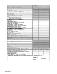 Bls Squad Inspection Checklist - City of Philadelphia, Pennsylvania, Page 3