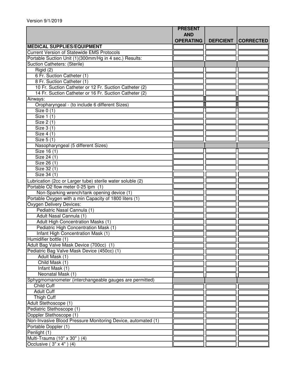 City of Philadelphia, Pennsylvania Critical Care Transport Inspection ...