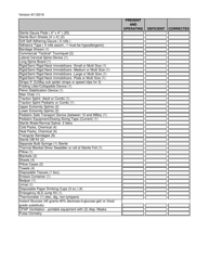Critical Care Transport Inspection Checklist - City of Philadelphia, Pennsylvania, Page 3