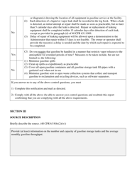 Iinitial Notification/Notification of Compliance Status Report for Bulk Gasoline Plants - City of Philadelphia, Pennsylvania, Page 3