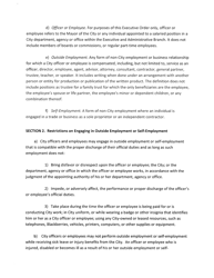 Form 82-366 Request to Engage in Outside Employment or Self-employment - City of Philadelphia, Pennsylvania, Page 4