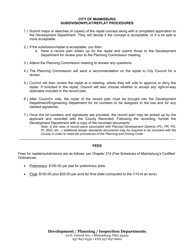 Subdivision - New Plat/Replat Application - City of Miamisburg, Ohio, Page 2