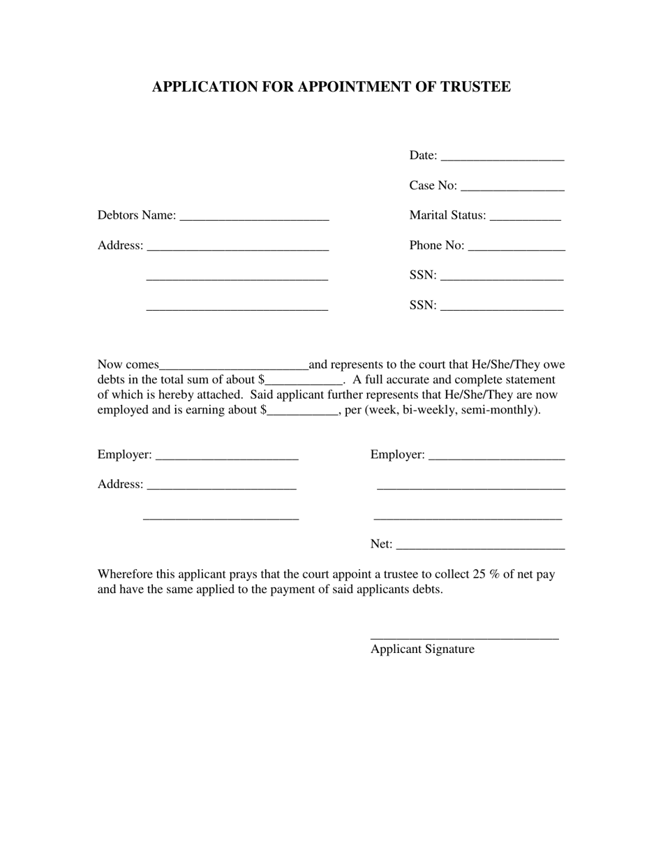 city-of-findlay-ohio-application-for-appointment-of-trustee-fill-out