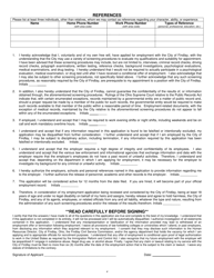 Employment Applicatiinon - City of Findlay, Ohio, Page 4