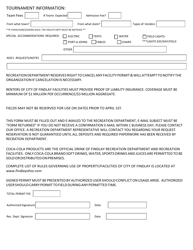 Soccer Field Permit - City of Findlay, Ohio, Page 2