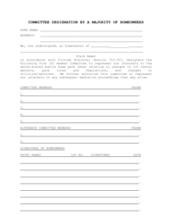 Form BPR34-001 Petition for Mediation by Homeowners - Florida, Page 6