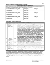 Form DBPR MST1 Application for Temporary License for Military Spouse - Florida, Page 4