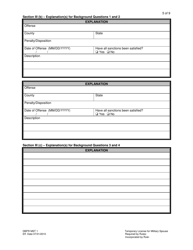 Form DBPR MST1 Application for Temporary License for Military Spouse - Florida, Page 5