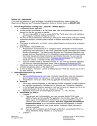 Form DBPR MST1 Application for Temporary License for Military Spouse - Florida, Page 8