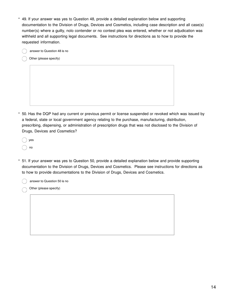 Health Care Clinic Establishment Survey - Florida, Page 16