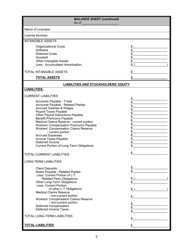 DBPR Form EL-4506 Standard Financial Statement - Florida, Page 2