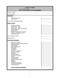 DBPR Form EL-4506 Standard Financial Statement - Florida, Page 4