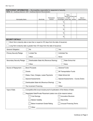 Form 3892 Security Report - Michigan, Page 2