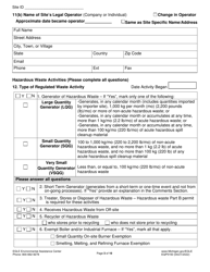 Form EQP5150 Site Identification Form - Michigan, Page 3