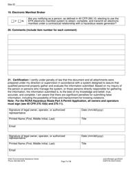 Form EQP5150 Site Identification Form - Michigan, Page 7