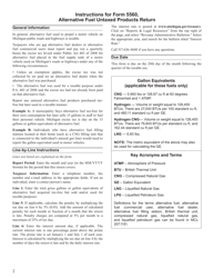 Form 5560 Alternative Fuel Untaxed Products Return - Michigan, Page 2