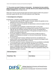 Form FIS2371 Post-acute Auto Injury Provider Relief Fund Application for Distribution - Michigan, Page 6