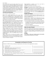 Form 4 Application for Extension of Time to File Michigan Tax Returns - Michigan, Page 2
