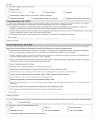 Form 1353 Michigan Department of Treasury Nexus Questionnaire - Michigan, Page 2