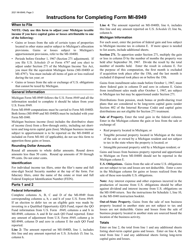 Form MI-8949 Michigan Sales and Other Dispositions of Capital Assets - Michigan, Page 3