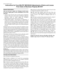 Form MI-4797 Michigan Adjustments of Gains and Losses From Sales of Business Property - Michigan, Page 3