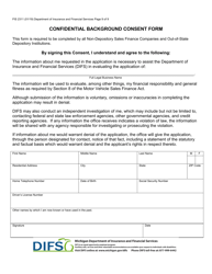 Form FIS2311 Sales Finance Company License Application - Michigan, Page 12