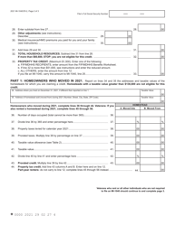 Form MI-1040CR-2 Michigan Homestead Property Tax Credit Claim for Veterans and Blind People - Michigan, Page 2