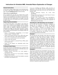 Form 5530 Schedule AMD Michigan Amended Return Explanation of Changes - Michigan, Page 2